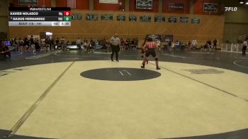 141 lbs Cons. Round 1 - Xavier Nolasco, Palomar College vs Juleus Hernandez, Victor Valley College