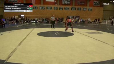 141 lbs Cons. Round 1 - Xavier Nolasco, Palomar College vs Juleus Hernandez, Victor Valley College