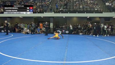 75 lbs Cons. Semis - Braxton Newell, The Best Wrestler vs Xavier Ruffin, Ruffin Trained Wrestling