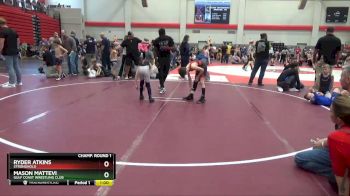 75 lbs Champ. Round 1 - Ryder Atkins, Stronghold vs Mason Mattevi, Gulf Coast Wrestling Club