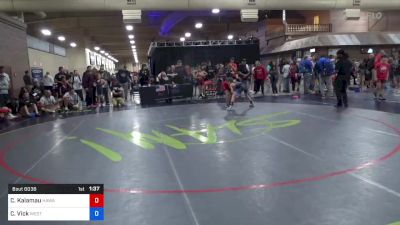 35 kg Cons 8 #1 - Chazeron Kalamau, Hawaii vs Cody Vick, Western Colorado Wrestling Club