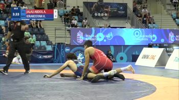 92 kg Final 3-5 - Ali Ali Mohammad Jalaliabdolvand, Iran vs Harutyun Kirakosyan, Armenia