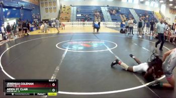 113 lbs Round 1 (8 Team) - Jeremiah Coleman, Bandits WC vs Aiden St. Clair, Avalon WV