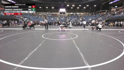 133 lbs Champ. Round 2 - Carter Horner, Hastings (Neb.) vs Marshal Mansfield, Northeast Oklahoma