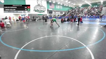 138 lbs Cons. Round 5 - Drew Kellum, Holtville vs Carlos Quezada, Corona Senior