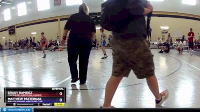 82 lbs Semifinal - Brady Ramirez, Contenders Wrestling Academy vs Matthew Pasternak, Bulldog Premier Wrestling Club