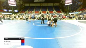 127 lbs Cons 16 #2 - Dealya Collins, Wisconsin vs Kalynn Lyons, Nebraska