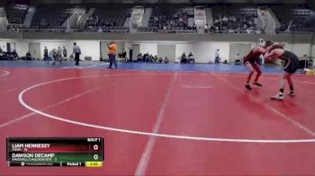 125 lbs Quarterfinals (8 Team) - Dawson DeCamp, Marshall/Lakeview/RTR vs Liam Hennessy, Pierz