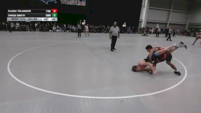 150 lbs Cons. Rd Of 32 - Owen Smith, Grynd Wrestling vs Elijah Tolander, Team Tulsa Wrestling Club