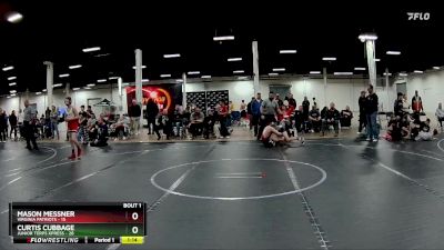 110 lbs Semis (4 Team) - Curtis Cubbage, Junior Terps Xpress vs Mason Messner, Virginia Patriots