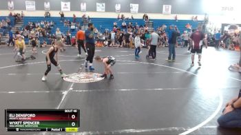 58 lbs Round 3 - Eli Densford, Mighty Warriors vs Wyatt Spencer, Wolverines Wrestling