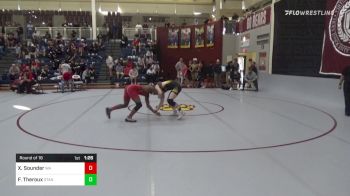 160 lbs Round Of 16 - Xavier Sounder, Woodward Academy vs Frankie Theroux, St. Anthony's