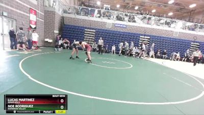 138 lbs Semifinal - Noe Rodriguez, Gunnison Valley vs Lucas Martinez, Idaho Gold