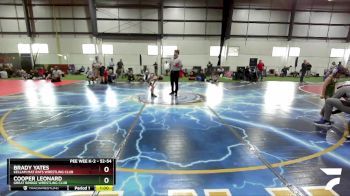 52-54 lbs Round 1 - Cooper Leonard, Great Bridge Wrestling Club vs Brady Yates, Kellam Mat Rats Wrestling Club