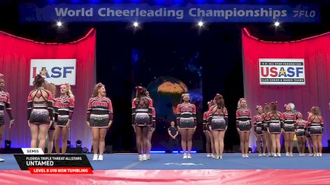Florida Triple Threat Allstars - uNTamed [2025 L6 U18 Non Tumbling Semis] 2025 The Cheerleading Worlds