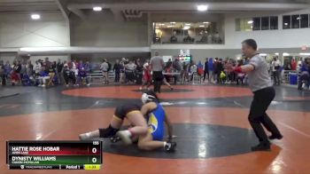 155 lbs Champ. Round 3 - Hattie Rose Hobar, AVON LAKE vs Dynisty Williams, Canon-McMillan