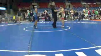 100 lbs Consi Of 8 #1 - Nicholas Lawrensen, Ohio vs Kaleb Ambrose, New Jersey