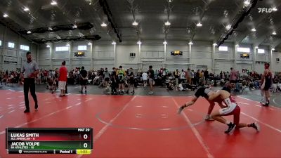 120 lbs Round 3 (6 Team) - Lukas Smith, All American vs Jacob Volpe, 84 Athletes