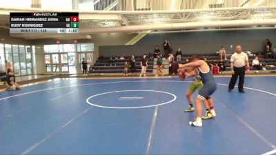 138 lbs Champ. Round 2 - Darian Hernandez Avina, Gibbon Wrestling vs Rudy Rodriguez, GI GRAPPLERS