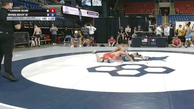 126 lbs Champ. Rd Of 64 - Carson Blum, Michigan vs Irving Bicoy III, Hawaii