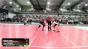 150 lbs Champ. Round 2 - Phillip Gann, Rogersville Wrestling Club-AA vs Cole Sackett, Angry Fish Wrestling-A