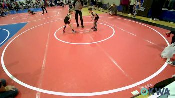 58 lbs Consi Of 8 #2 - Kasen Peters, Claremore Wrestling Club vs Dakota Miller, Heat