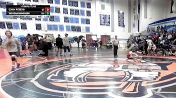 120 lbs Semifinal - Zach Peters, Williams Field vs Rostam Hosseini, Scripps Ranch