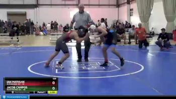 125 lbs Round 2 (8 Team) - Jacob Campos, BEASTWORKS WC vs Ian Mathuse, BLACKHAWK WC