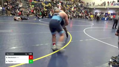 190 lbs Round Of 16 - Bryson Beckstein, Bad Karma vs Ashton Taylor, Kiski Area