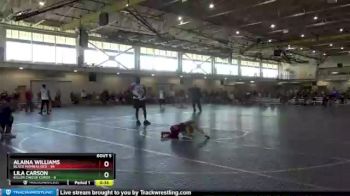 50 lbs Round 3 (4 Team) - Alaina Williams, Black Mambas Red vs Lila Carson, Killer Cheese Curds