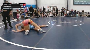 66 lbs Rr Rnd 4 - Chloe Ross, CT Whale - W vs Laila Tellez, NC United - W