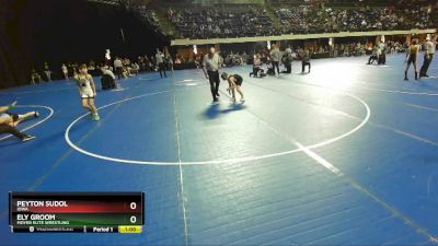 93 lbs Quarterfinal - Peyton Sudol, Iowa vs Ely Groom, Moyer Elite Wrestling