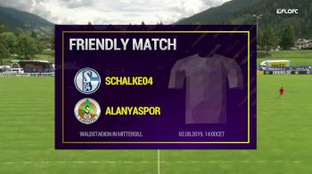 Full Replay - Schalke 04 vs Alanyaspor | 2019 European Pre Season - Day 1 - Schalke 04 vs Alanyaspor - Aug 2, 2019 at 6:46 AM CDT