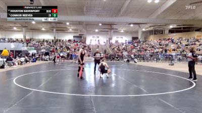 AA 138 lbs Quarterfinal - Connor Reeves, Springfield High School vs Houston Davenport, Bradley Central High School