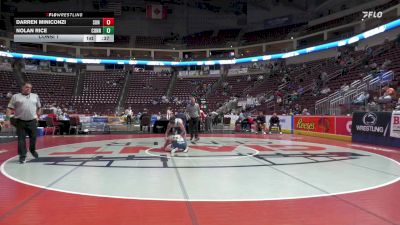 127 lbs Consi 1 - Darren Miniconzi, Sun Valley vs Nolan Rice, Connellsville