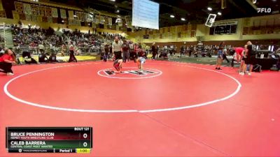 84 lbs Semifinal - Caleb Barrera, Central Coast Most Wanted vs Bruce Pennington, Hemet Youth Wrestling Club