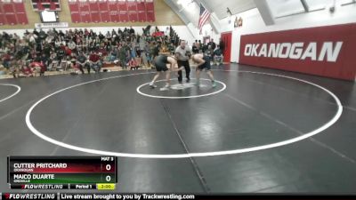 175 2B Semifinal - Cutter Pritchard, Okanogan vs Maico Duarte, Oroville