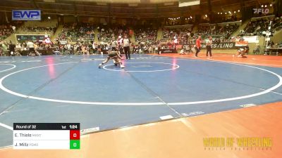 67 lbs Round Of 32 - Evan Thiele, MANTANONA-TC vs Johnathan Millz, Pomona Elite