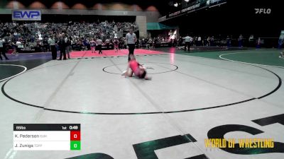 65 lbs Consolation - Kinley Pederson, Summit Wrestling Academy vs Journiee Zuniga, Toppenish USA