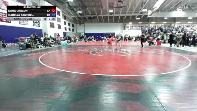 138 lbs Cons. Round 3 - Isabella Campbell, Montreat vs Emma Chacon, Valiant Prep