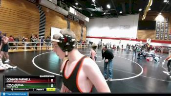 155 lbs Quarterfinal - Ryan Axtell, Thermopolis vs Connor Farwell, Powell Middle School