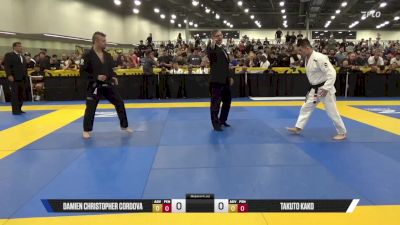 Takuto Kako vs Damien Christopher Cordova 2025 World Master IBJJF Jiu-Jitsu Championship