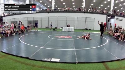 80 lbs Taylor Tarrant, Virginia vs Ella Hardman, Michigan