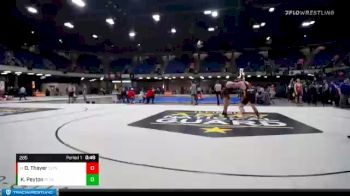 285 lbs Cons. Round 2 - Dawson Thayer, Clinton vs Kyle Peyton, Batavia