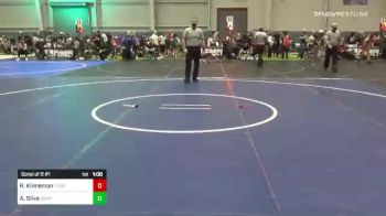102 lbs Consi Of 8 #1 - Ryder Kinneman, Thorobred vs Aaron Silva, Semper Fi WC