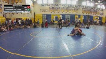 126 lbs Quarterfinal - Cruz Enderle, IMG Academy/ Ascender Elite vs Sebastian Gonzalez, Eagle Empire