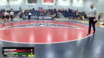 184 lbs 1st Place Match - Julian Gorring, Ottawa University vs Jason Bowers, Friends University