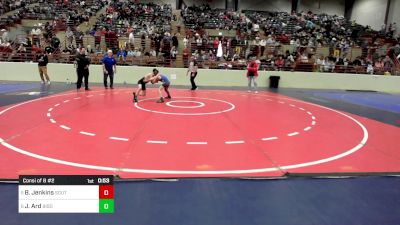 85 lbs Consi Of 8 #2 - Brock Jenkins, South Forsyth WAR Wrestling Club vs Jaz Ard, Bison Takedown Wrestling Club