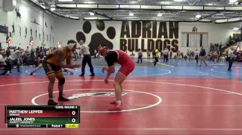 197 lbs Cons. Round 2 - Matthew Lepper, Wabash vs Jaleel Jones, Averett University