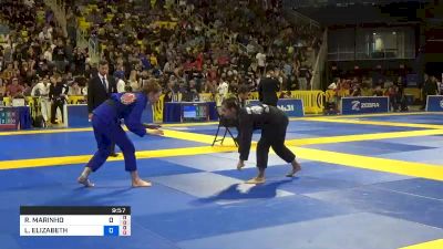 RENATA MARINHO MOREIRA vs LAURAH ELIZABETH HALLOCK 2019 World Jiu-Jitsu IBJJF Championship